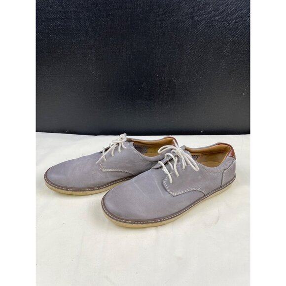 Johnston & Murphy Men\'s Gray Leather Casual Shoes/Oxfords Size 9.5M SKU 4941 main image 7
